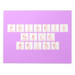 Periodic
 Table
 Writer  Notepads
