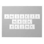 Periodic
 Table
 Writer  Notepads