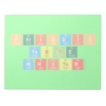 Periodic
 Table
 Writer  Notepads