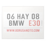 06 HAY 08  BMW   Notepads