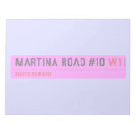 Martina Road #10  Notepads