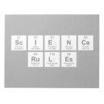 science
 rules  Notepads