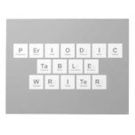 Periodic
 Table
 Writer  Notepads