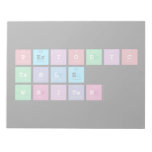 Periodic
 Table
 Writer  Notepads
