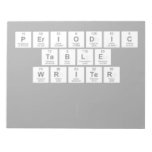 Periodic
 Table
 Writer 
 
   Notepads