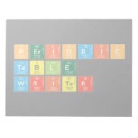 Periodic
 Table
 Writer  Notepads