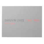 Dhruvin lives   Notepads