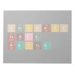 Periodic
 Table
 Writer  Notepads