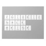 Periodic
 Table
 Writer  Notepads