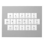 Happy
 Birthday
 Allison  Notepads