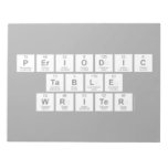 Periodic
 Table
 Writer  Notepads