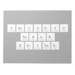 Periodic
 Table
 Writer  Notepads