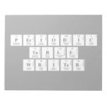 Periodic
 Table
 Writer  Notepads