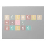 Periodic
 Table
 Writer  Notepads