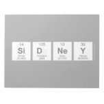 SIDNEY  Notepads