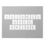 Periodic
 Table
 Writer  Notepads