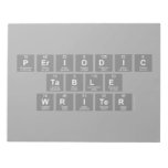 Periodic
 Table
 Writer  Notepads