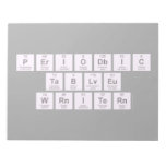 Periodic
 Table
 Writer  Notepads