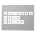 Periodic
 Table
 Writer  Notepads