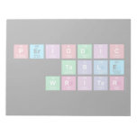 Periodic
 Table
 Writer  Notepads