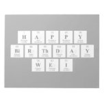 Happy
 Birthday
 Wei  Notepads
