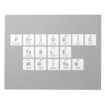 Periodic
 Table
 Writer  Notepads