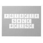 Periodic
 Table
 Writer  Notepads