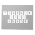 Periodic
 Table
 Writer  Notepads