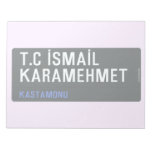 T.C İSMAİL KARAMEHMET  Notepads