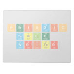 Periodic
 Table
 Writer  Notepads