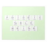 Periodic
 Table
 Writer  Notepads