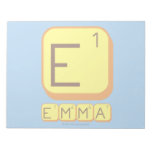 E
 EMMA  Notepads