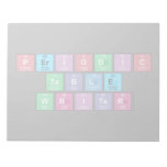 Periodic
 Table
 Writer  Notepads