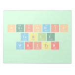 Periodic
 Table
 Writer  Notepads