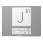 J
 JENNIFER'S
 PHONE  Notepads
