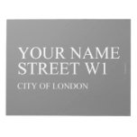 Your Name Street  Notepads