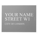 Your Name Street  Notepads