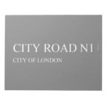 city road  Notepads