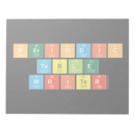Periodic
 Table
 Writer  Notepads