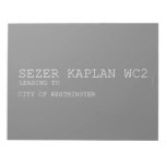 Sezer kaplan  Notepads