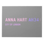 Anna Hart  Notepads