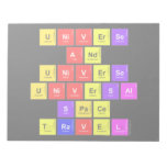 UNiverse
 And
 Universe
 Universal
 Space
 Travel  Notepads