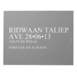 Ridwaan TaLiEp Ave  Notepads