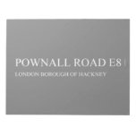 POWNALL ROAD  Notepads