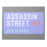 ASSASSIN Street  Notepads