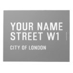Your Name Street  Notepads