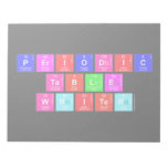 Periodic
 Table
 Writer  Notepads