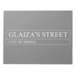Glaiza's Street  Notepads