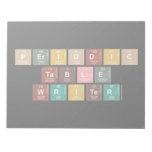 Periodic
 Table
 Writer  Notepads