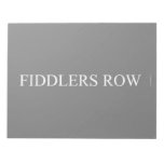 FIDDLERS ROW  Notepads
